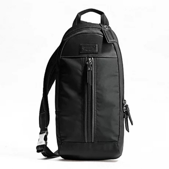 Coach Other - Coach Varick Nylon and Leather Sling Bag